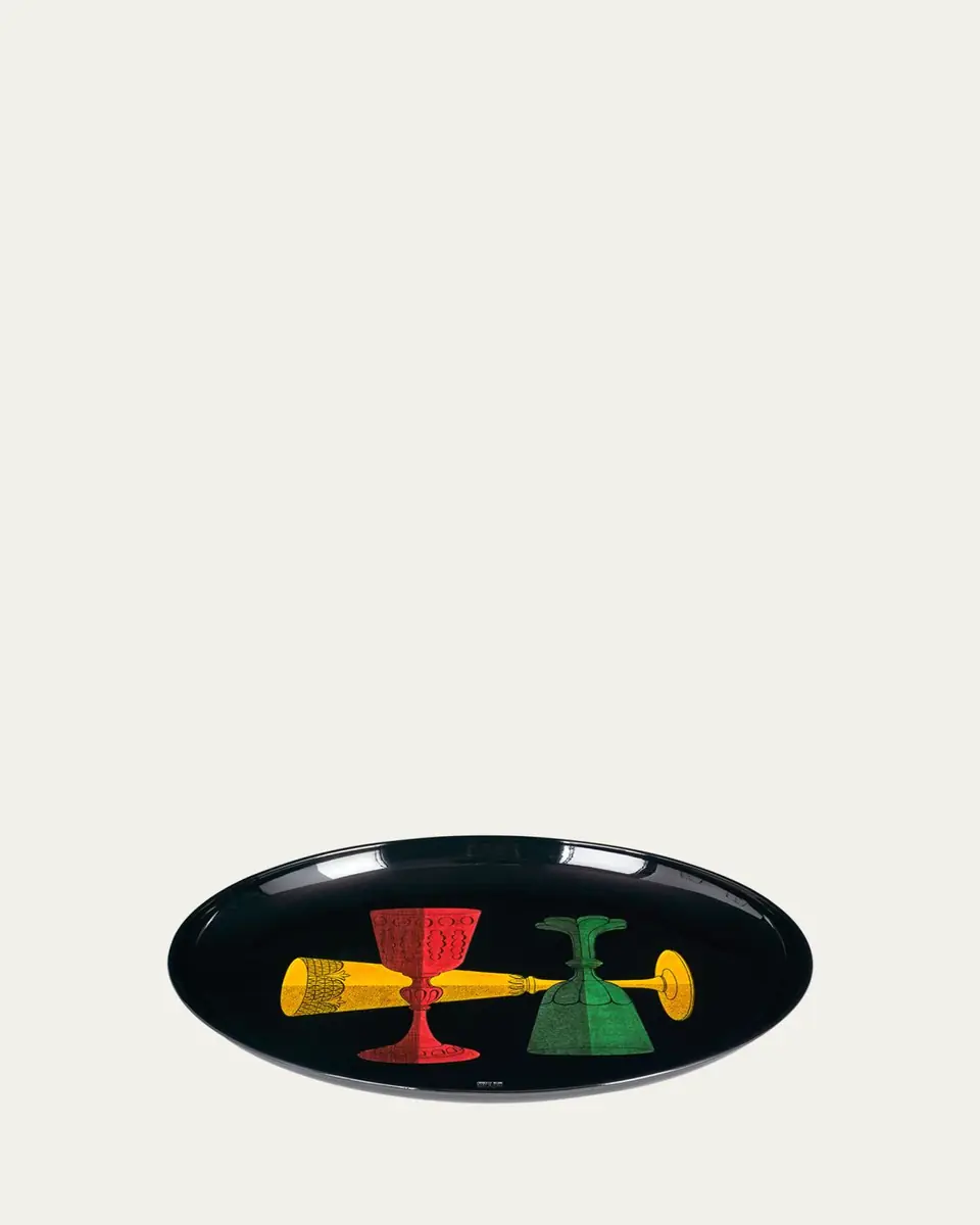 FORNASETTI Bicchieri Oval Tray | Thumbnail 5 FORNASETTI Bicchieri Oval Tray | Thumbnail 5
