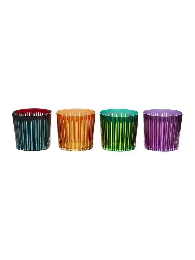 L'Objet Prism Double Old Fashioned Glasses, Set of 4