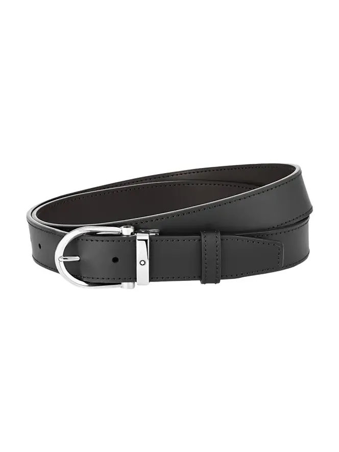 Montblanc Men's Leather Buckle Belt | Thumbnail 1 Montblanc Men's Leather Buckle Belt | Thumbnail 1