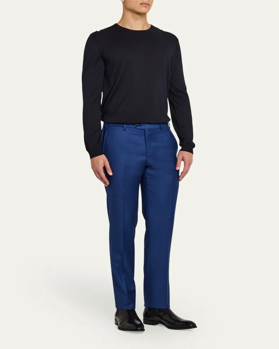 Bergdorf Goodman Men's Calf Leather Chelsea Boots | Thumbnail 3