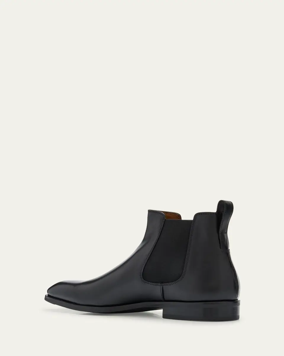 Bergdorf Goodman Men's Calf Leather Chelsea Boots | Thumbnail 4