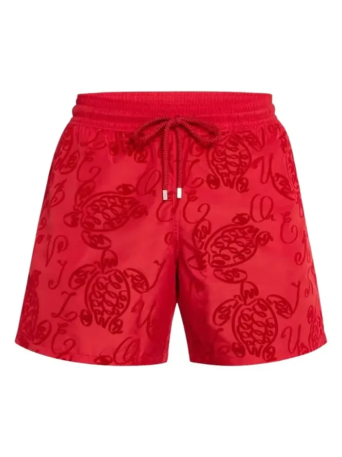Men's Abstract-Print Swim Shorts Men's Abstract-Print Swim Shorts