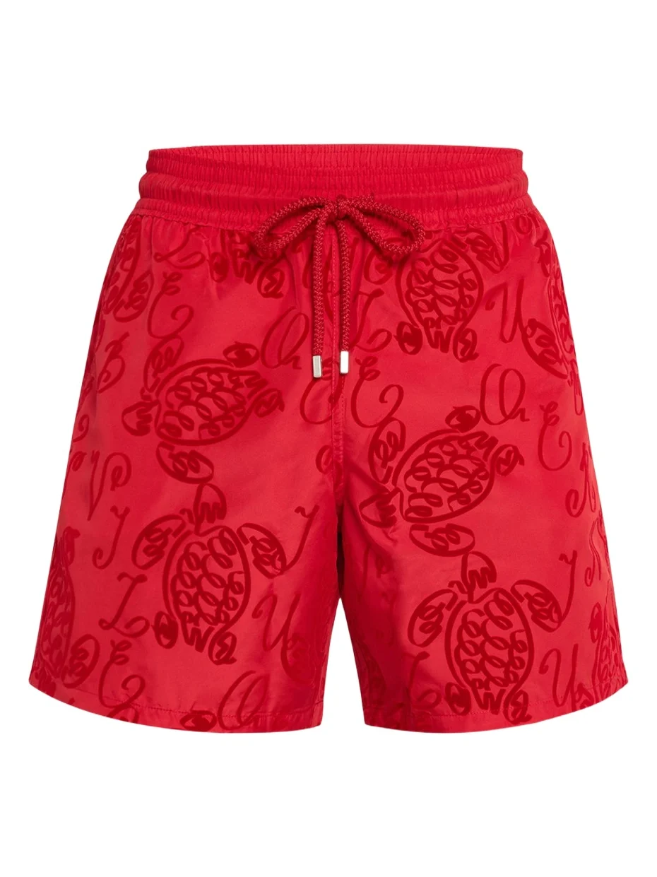 Vilebrequin Men's Abstract-Print Swim Shorts