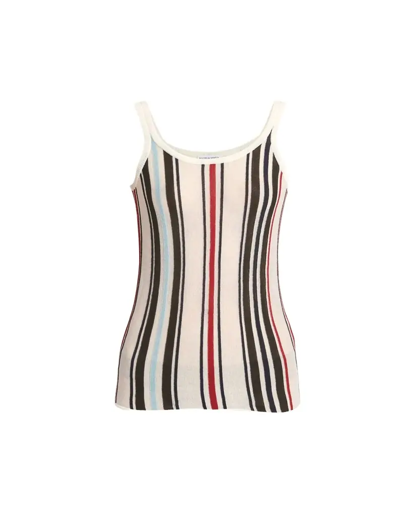 Bottega Veneta Stripe Knit Top | Image 1 Bottega Veneta Stripe Knit Top | Image 1