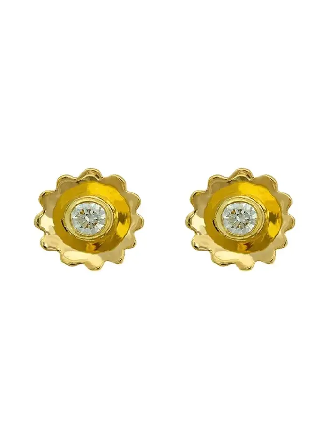 Haute Victoire Etoile Diamond Stud Earrings