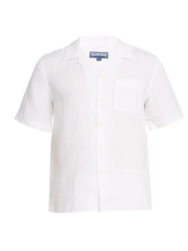 Men's Garment-Dyed Linen Camp Shirt Men's Garment-Dyed Linen Camp Shirt
