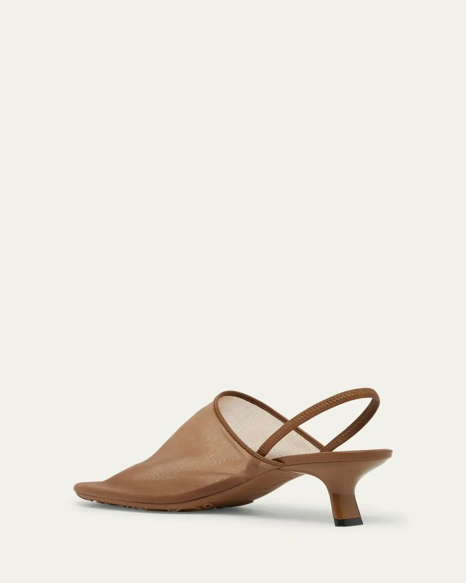 Loewe Petal Mesh Slingback Pumps | Thumbnail 14