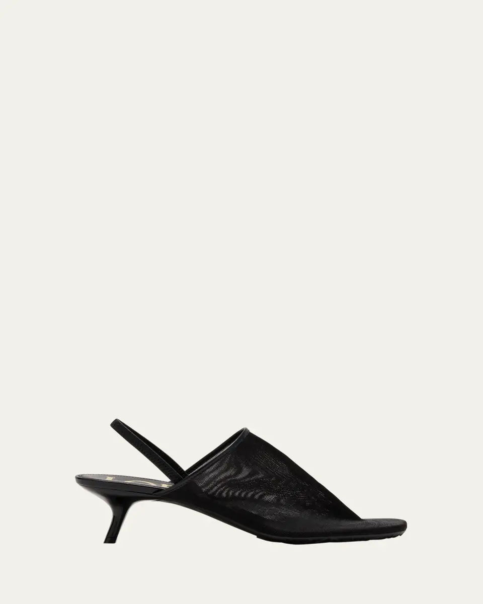 Loewe Petal Mesh Slingback Pumps | Thumbnail 7
