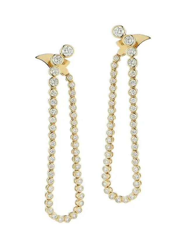 Grand Fluorescence Earrings with Diamonds Grand Fluorescence Earrings with Diamonds
