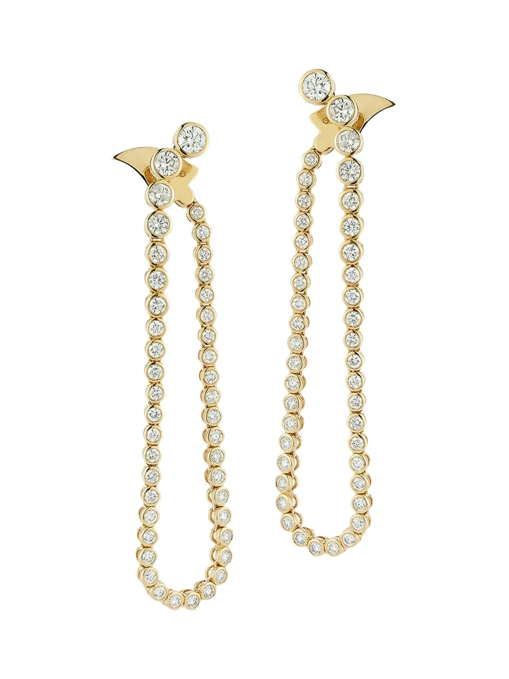 Grand Fluorescence Earrings with Diamonds Grand Fluorescence Earrings with Diamonds
