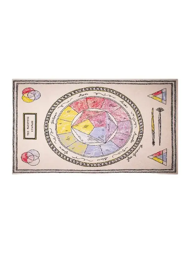 Saved NY Painters Compass Throw by Fee Greening