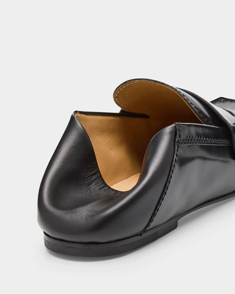 Jacquemus Leather Square-Toe Penny Loafers | Thumbnail 4