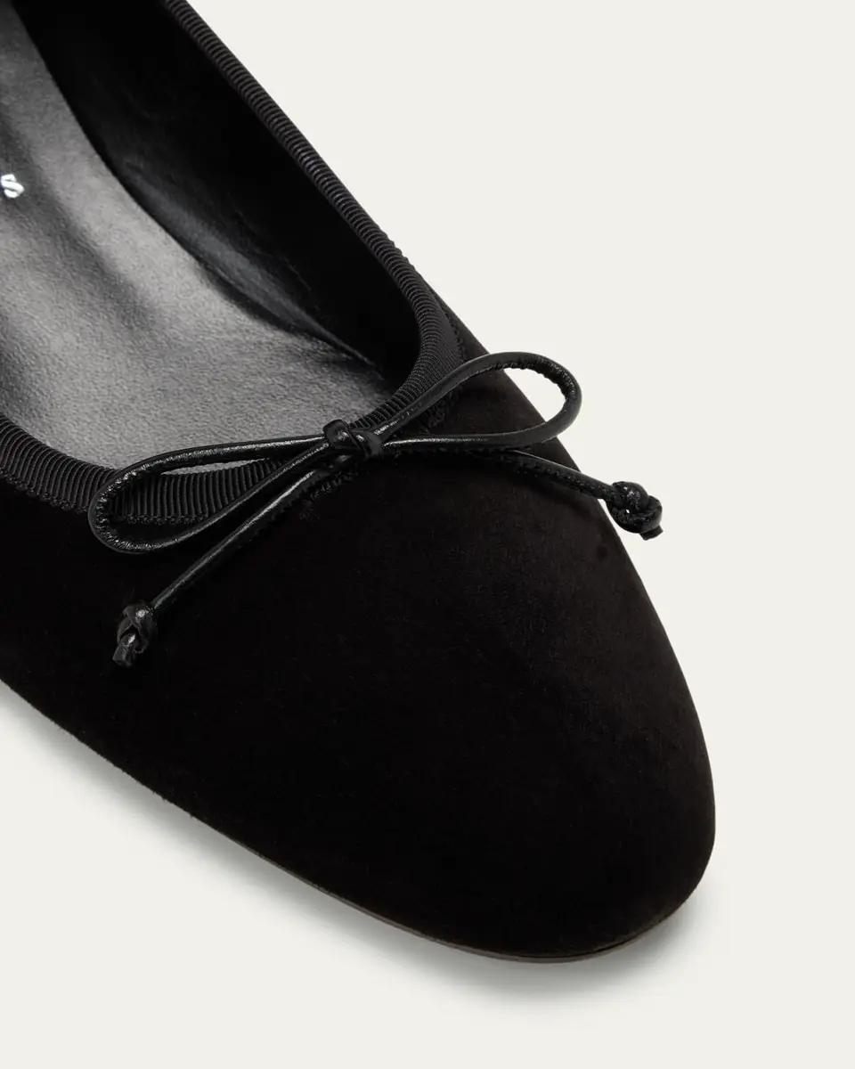 Christian Louboutin Sweetie Jane Suede Bow Ballerina Flats | Thumbnail 15