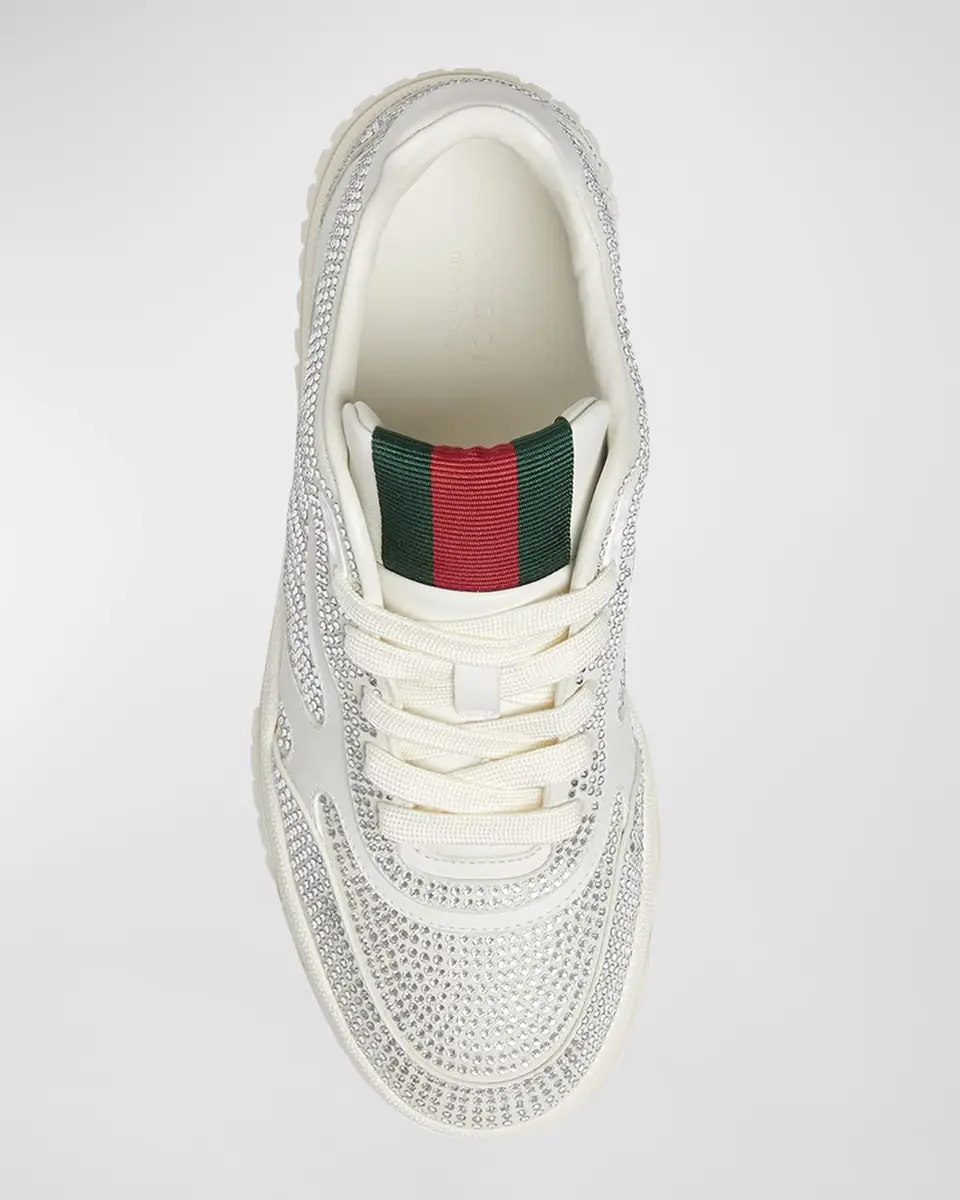 Gucci Crystal Web Low-Top Sneakers | Thumbnail 3