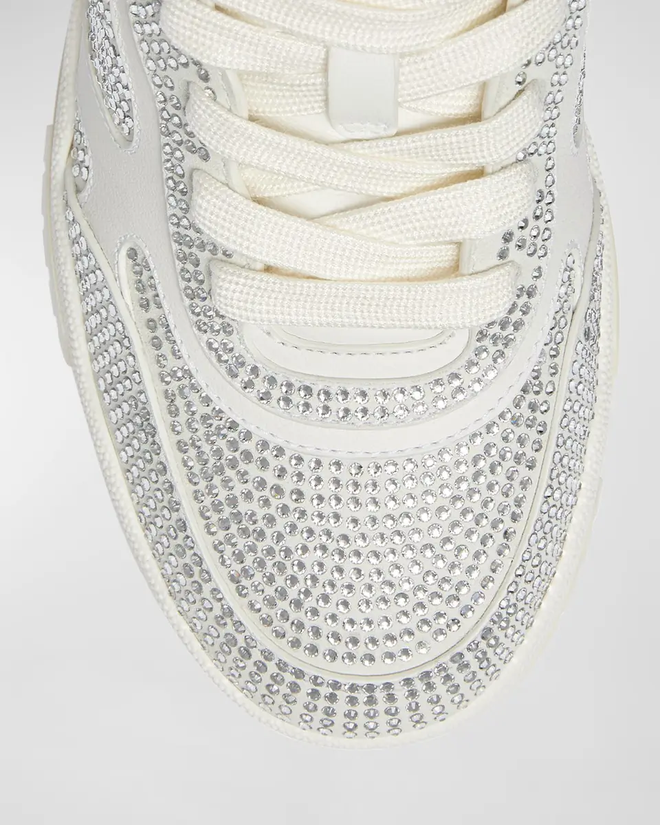 Gucci Crystal Web Low-Top Sneakers | Thumbnail 4