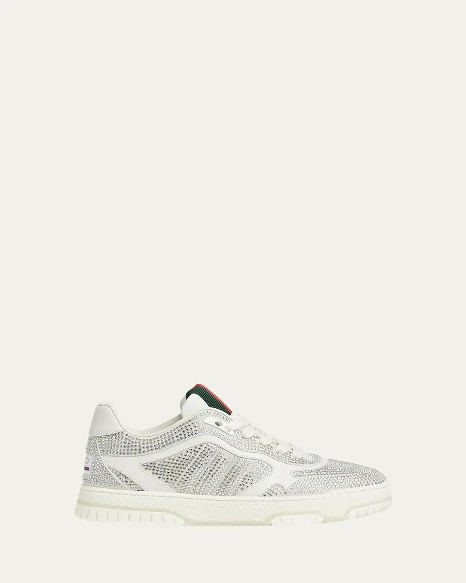 Gucci Crystal Web Low-Top Sneakers | Thumbnail 5
