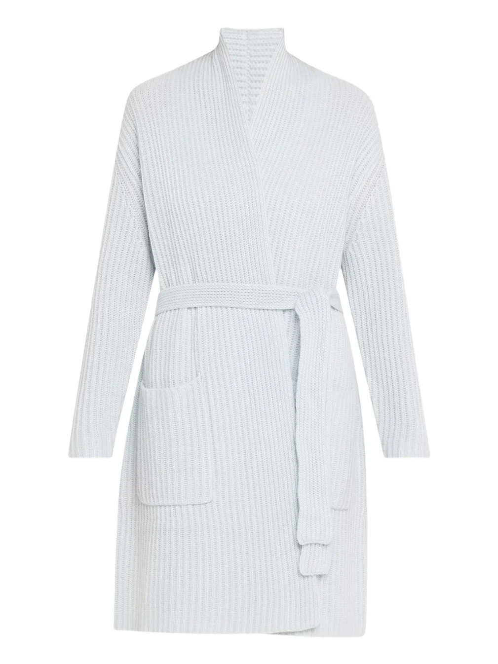 Ribbed Cashmere Short Robe