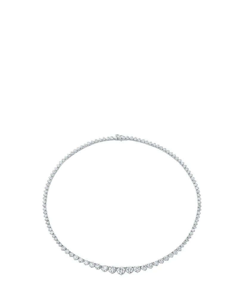 VRAI Graduated Lab Grown Diamond Tennis Necklace, 18.9tcw | Image 1 VRAI Graduated Lab Grown Diamond Tennis Necklace, 18.9tcw | Image 1