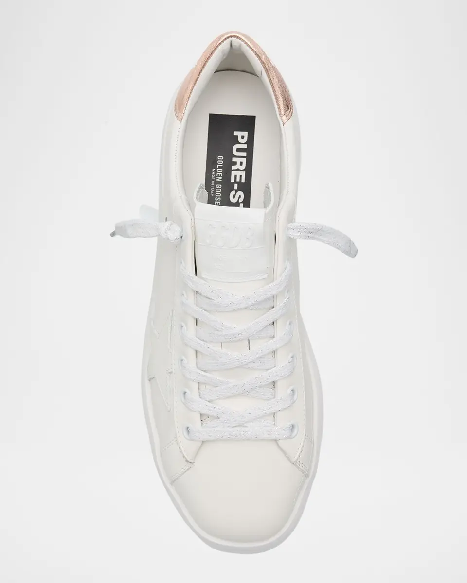 Golden Goose Purestar Mixed Leather Low-Top Sneakers | Thumbnail 6 Golden Goose Purestar Mixed Leather Low-Top Sneakers | Thumbnail 6
