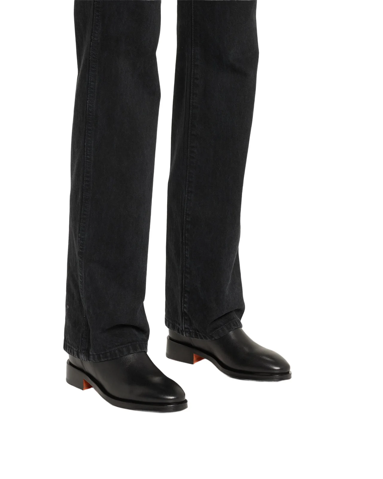Fleeces Leather Mid Boots Fleeces Leather Mid Boots