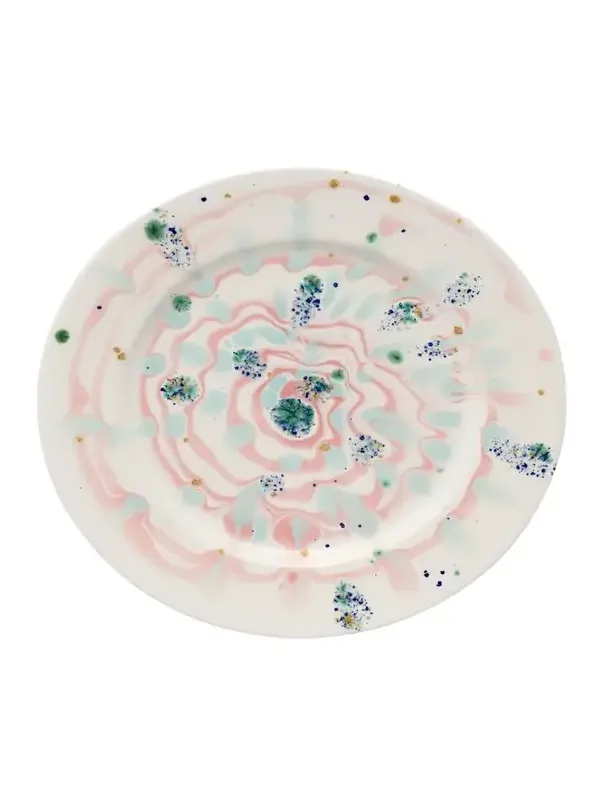 CORALLA MAIURI Four Season Winter Rim Dinner Plate
