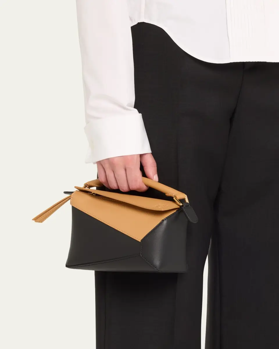Loewe Mini Puzzle Edge Bicolor Top-Handle Bag | Thumbnail 2 Loewe Mini Puzzle Edge Bicolor Top-Handle Bag | Thumbnail 2