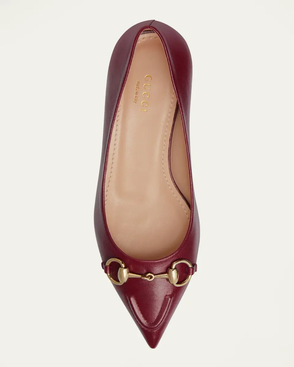 Gucci Erin Leather Horsebit Ballerina Flats | Thumbnail 9 Gucci Erin Leather Horsebit Ballerina Flats | Thumbnail 9