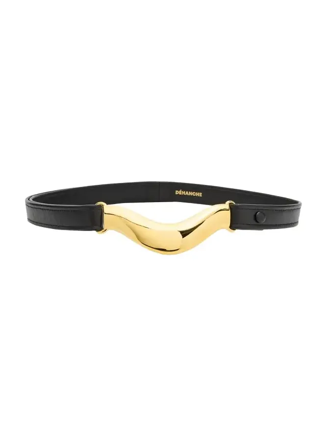 Brancusi Metal Leather Belt