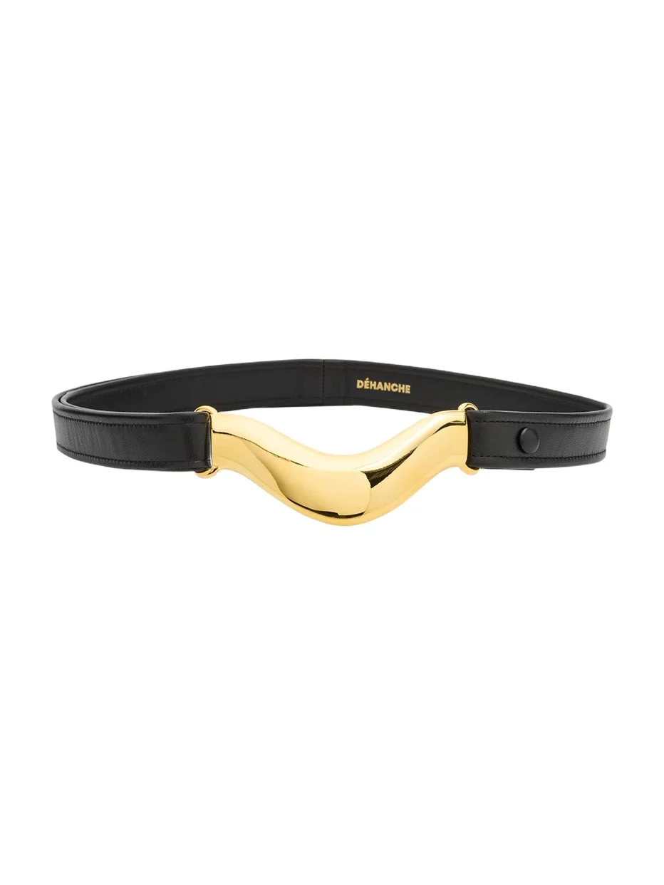 Brancusi Metal Leather Belt