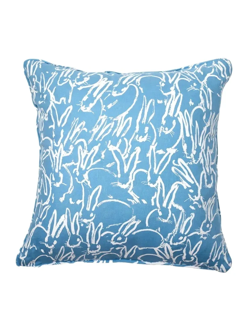 Hunt Slonem Fluffle Khadi Double-Sided Pillow