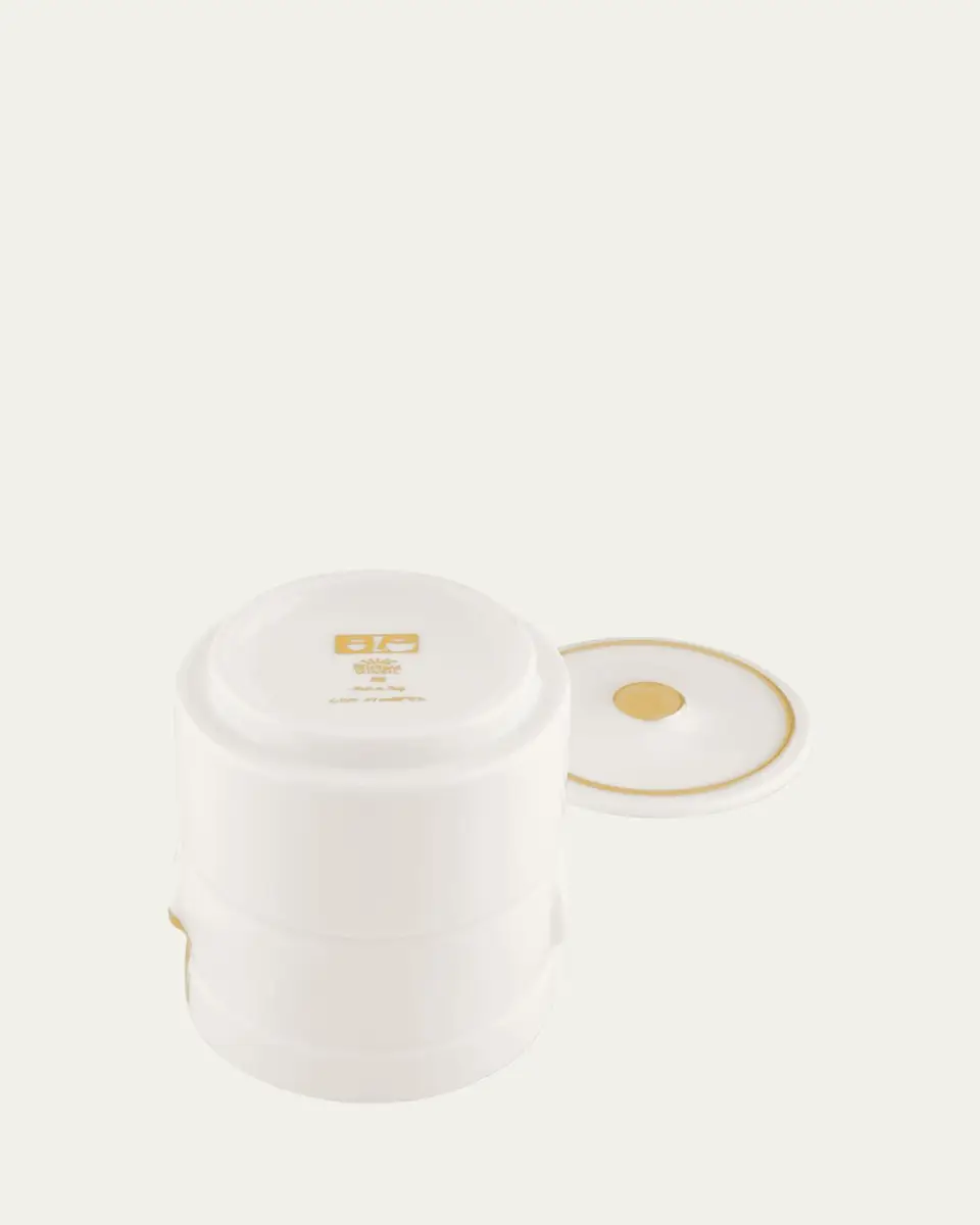 GINORI 1735 The Companion Candleholder, White/Gold - LCDC Collection | Thumbnail 4 GINORI 1735 The Companion Candleholder, White/Gold - LCDC Collection | Thumbnail 4
