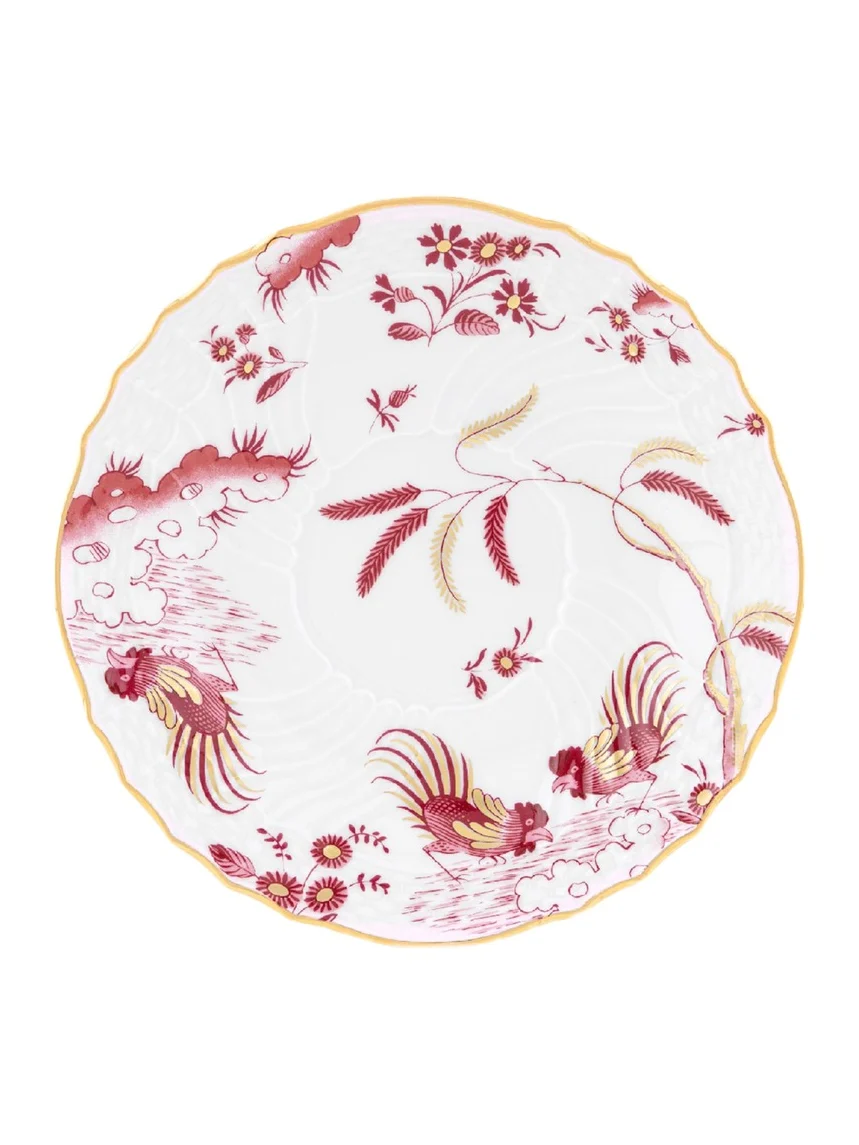 GINORI 1735 Oro di Doccia Magenta Tea Saucer