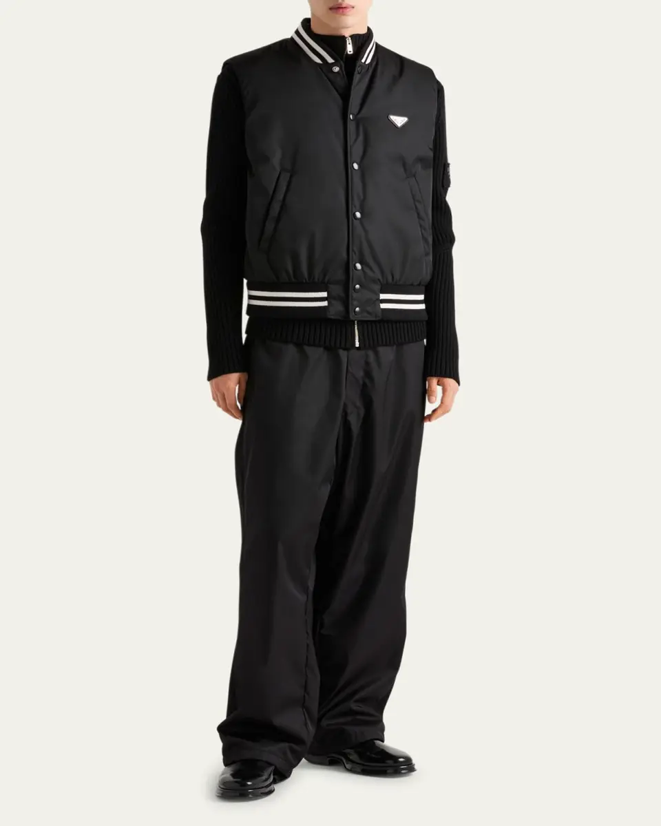 Prada Men's Ribbed Zip Sweater | Thumbnail 3