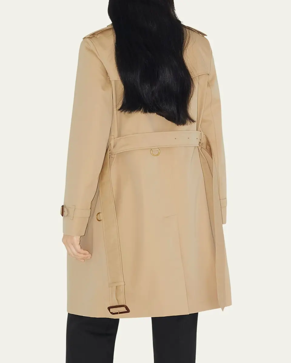 Burberry Kensington Organic Belted Double-Breasted Trench Coat | Thumbnail 6 Burberry Kensington Organic Belted Double-Breasted Trench Coat | Thumbnail 6