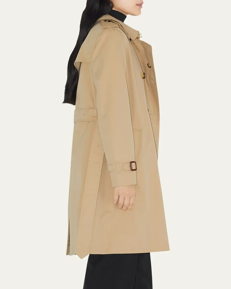 Burberry Kensington Organic Belted Double-Breasted Trench Coat | Thumbnail 7 Burberry Kensington Organic Belted Double-Breasted Trench Coat | Thumbnail 7