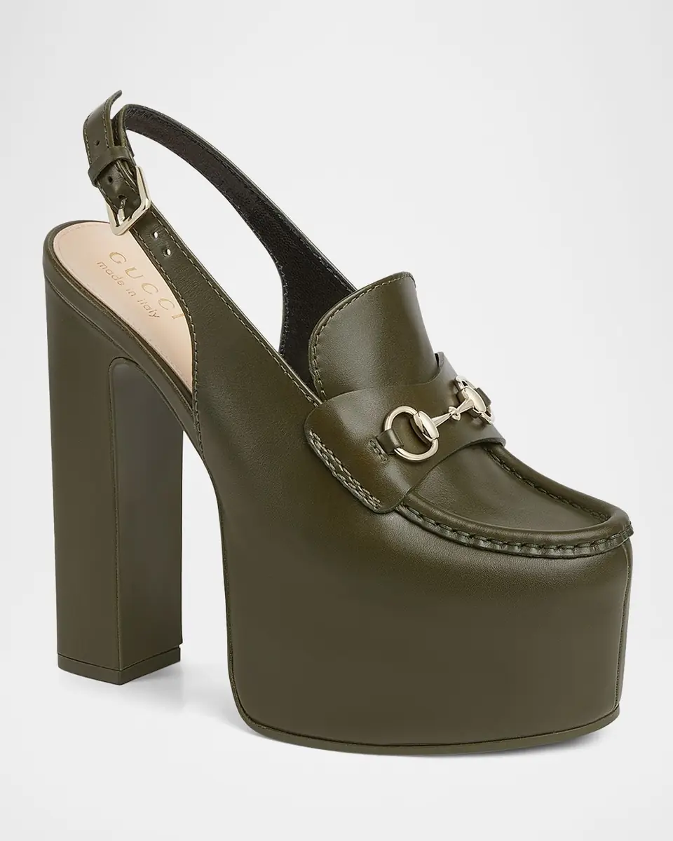 Gucci Ottavia Leather Platform Loafer Pumps | Thumbnail 13 Gucci Ottavia Leather Platform Loafer Pumps | Thumbnail 13