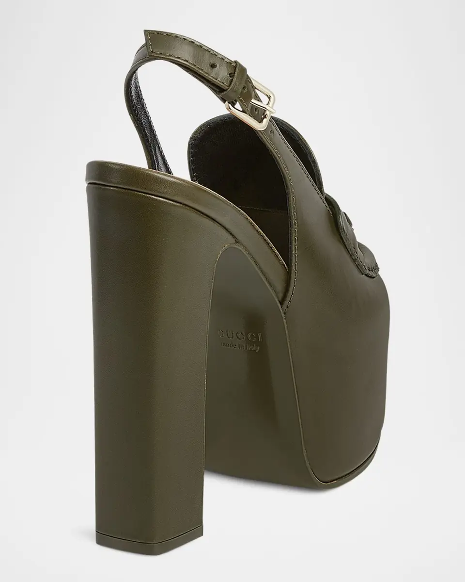 Gucci Ottavia Leather Platform Loafer Pumps | Thumbnail 14 Gucci Ottavia Leather Platform Loafer Pumps | Thumbnail 14