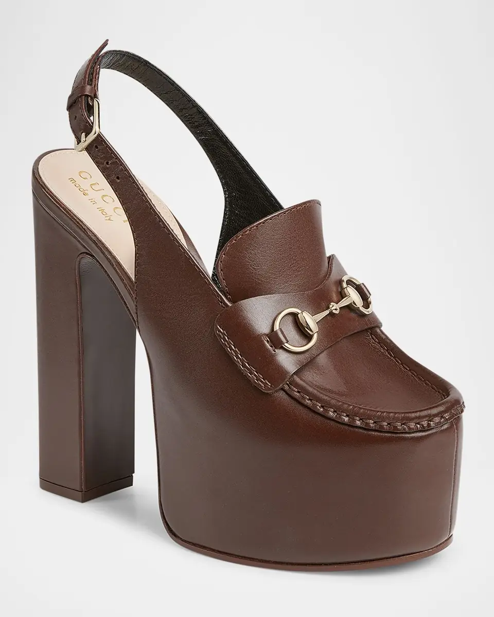 Gucci Ottavia Leather Platform Loafer Pumps | Thumbnail 17 Gucci Ottavia Leather Platform Loafer Pumps | Thumbnail 17