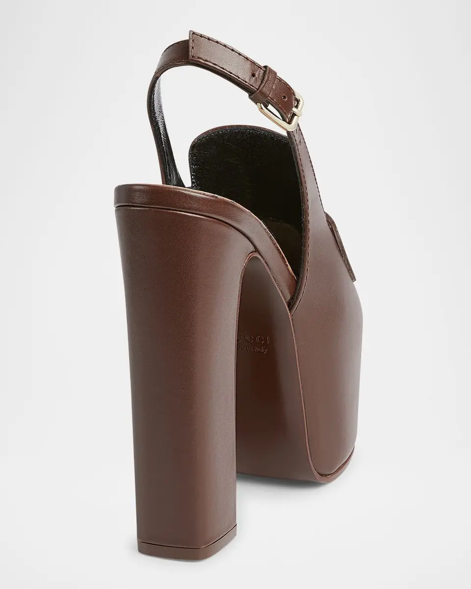Gucci Ottavia Leather Platform Loafer Pumps | Thumbnail 18 Gucci Ottavia Leather Platform Loafer Pumps | Thumbnail 18