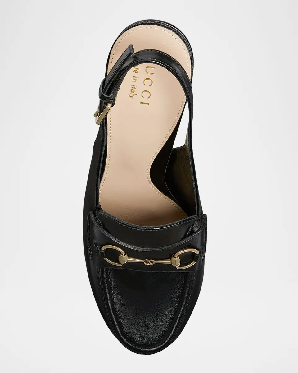 Gucci Ottavia Leather Platform Loafer Pumps | Thumbnail 4 Gucci Ottavia Leather Platform Loafer Pumps | Thumbnail 4