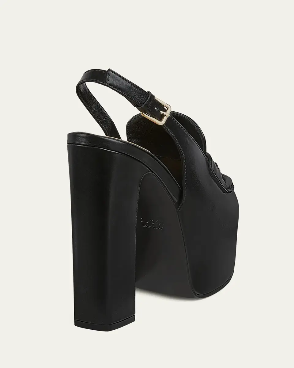 Gucci Ottavia Leather Platform Loafer Pumps | Thumbnail 7 Gucci Ottavia Leather Platform Loafer Pumps | Thumbnail 7