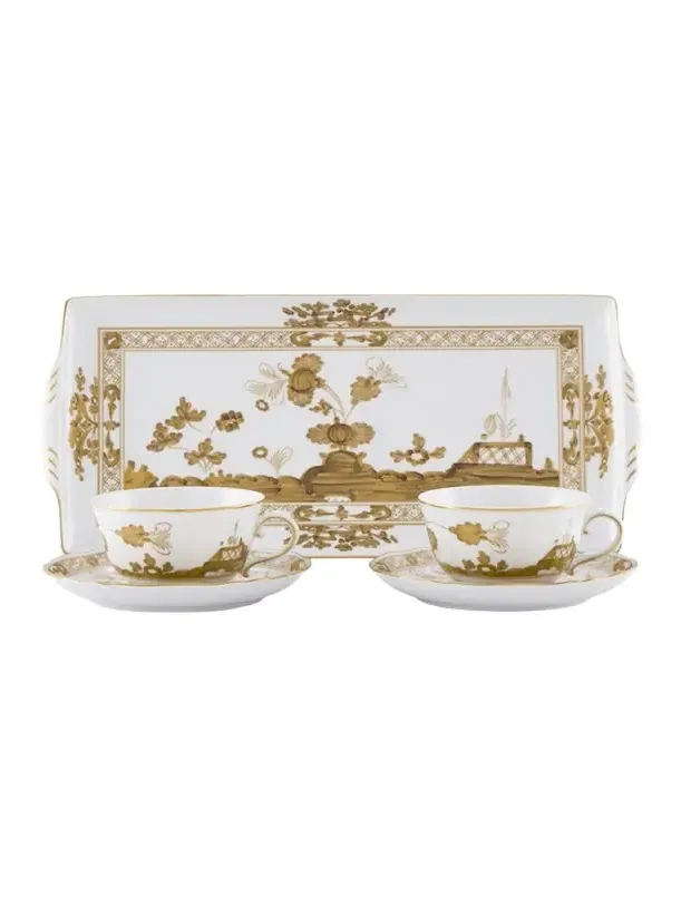 GINORI 1735 Oriente Italiano Aurum Tea Service Set