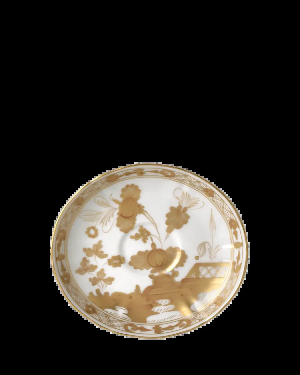 GINORI 1735 Oriente Italiano Gold Coffee Saucer, Aurum | Thumbnail 3