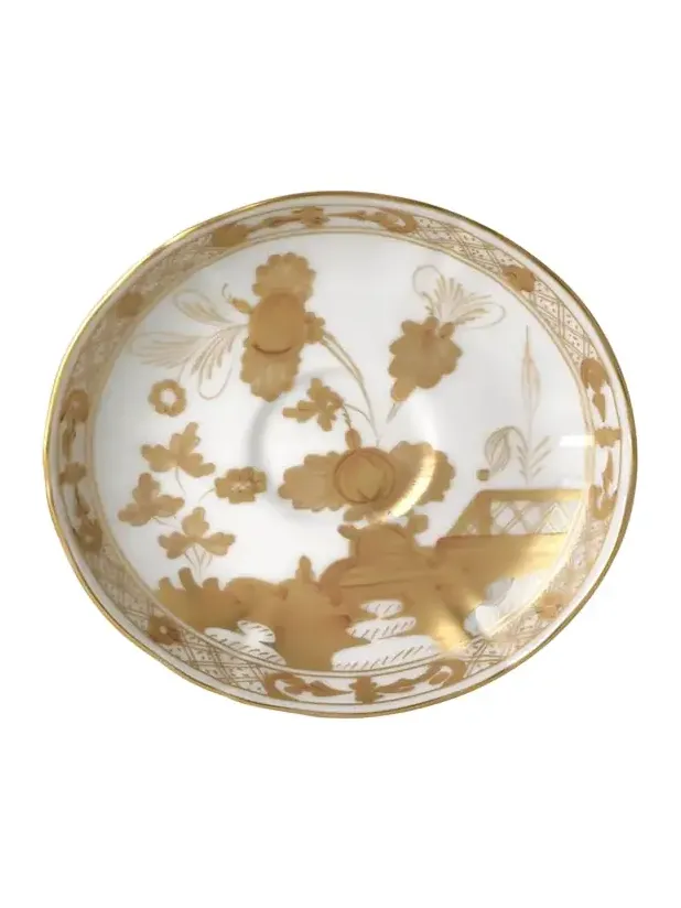 GINORI 1735 Oriente Italiano Gold Coffee Saucer, Aurum