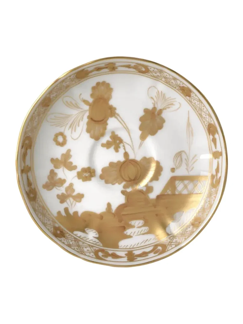 GINORI 1735 Oriente Italiano Gold Coffee Saucer, Aurum