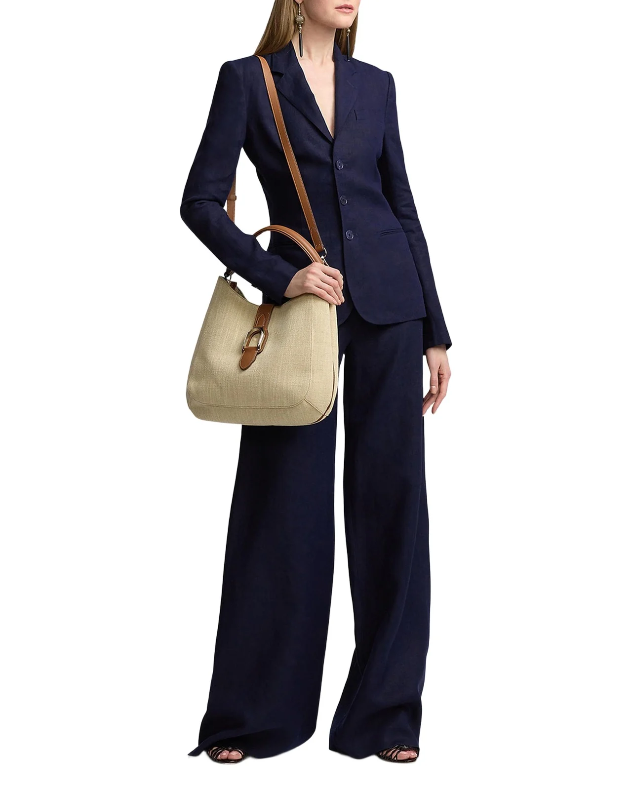 Daria Linen Wide-Leg Pants
