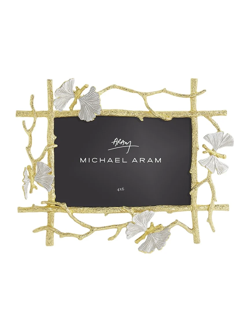 Michael Aram Butterfly Ginkgo Photo Frame, 4" x 6"