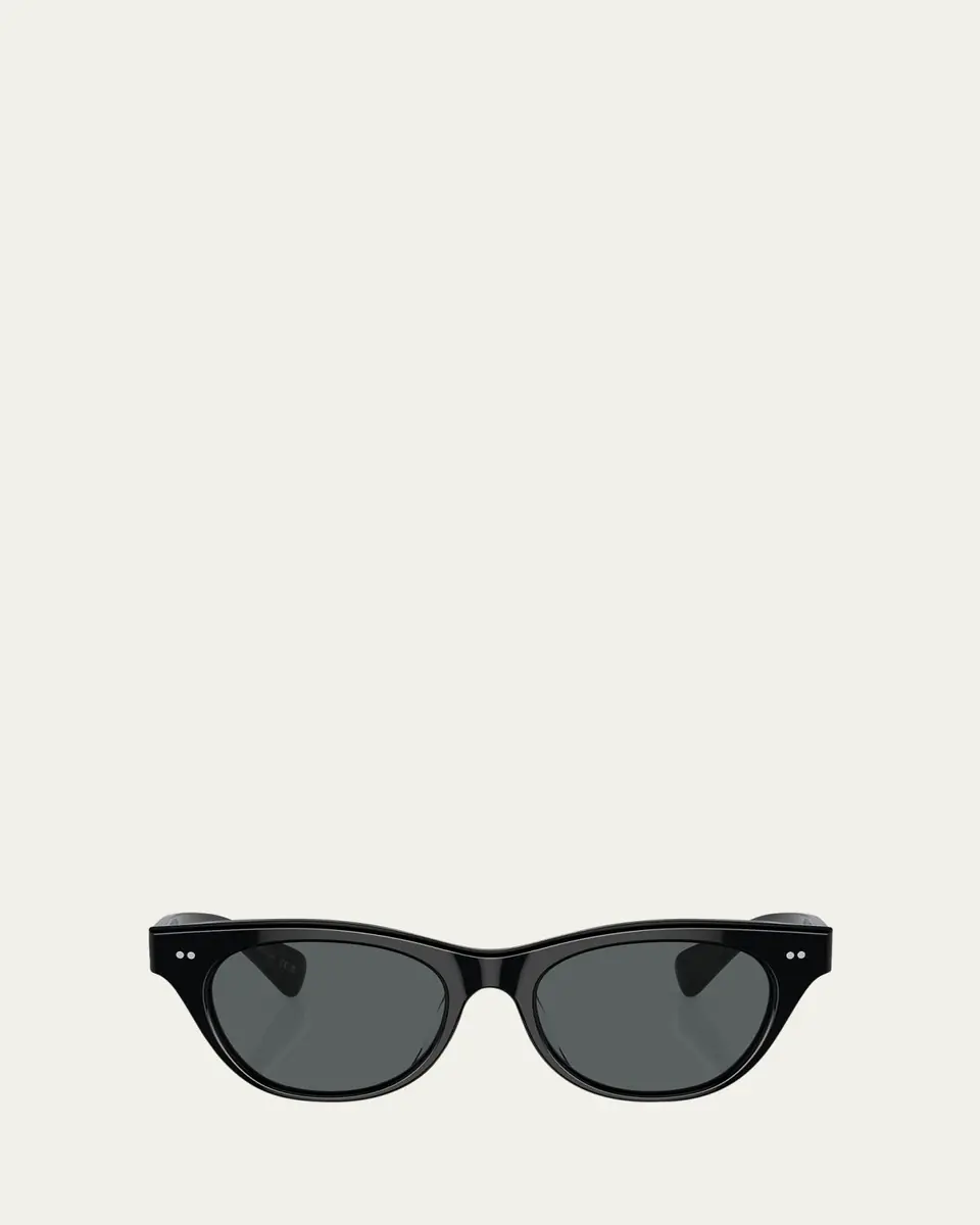 Oliver Peoples Avelin Acetate Butterfly Sunglasses | Thumbnail 4