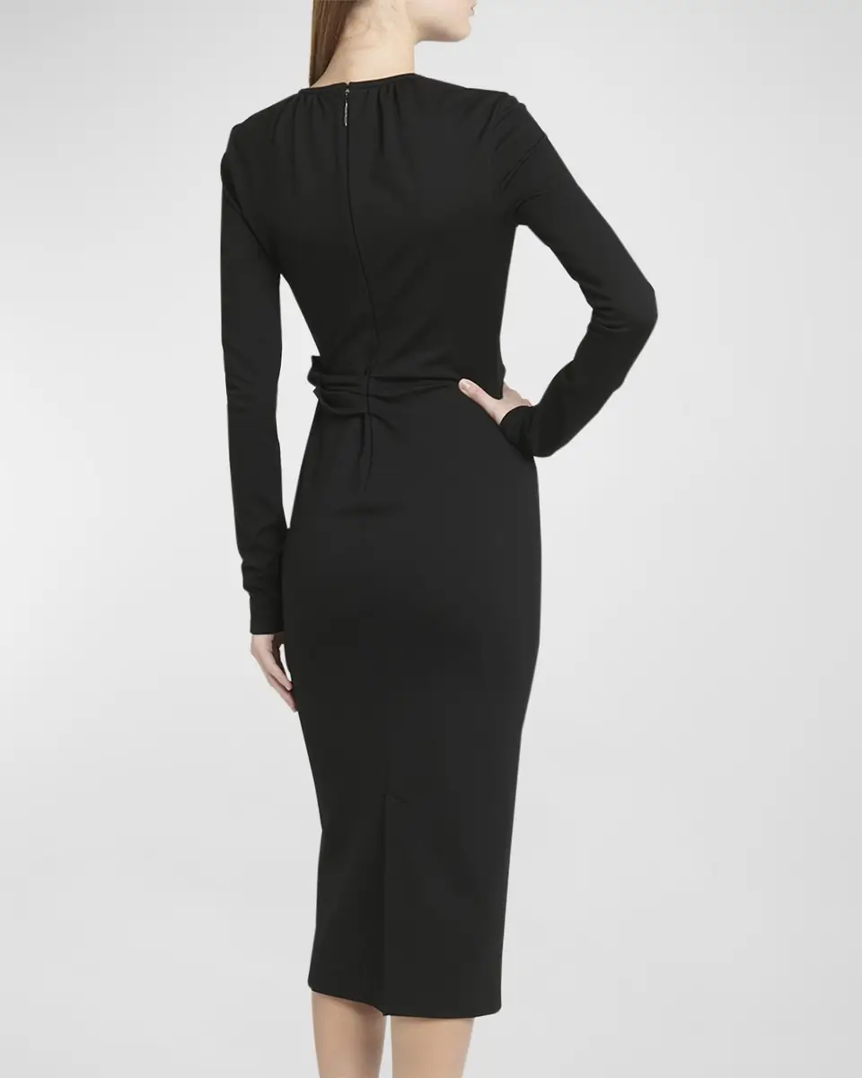 Giorgio Armani Keyhole Milano Jersey Sheath Dress | Thumbnail 5 Giorgio Armani Keyhole Milano Jersey Sheath Dress | Thumbnail 5