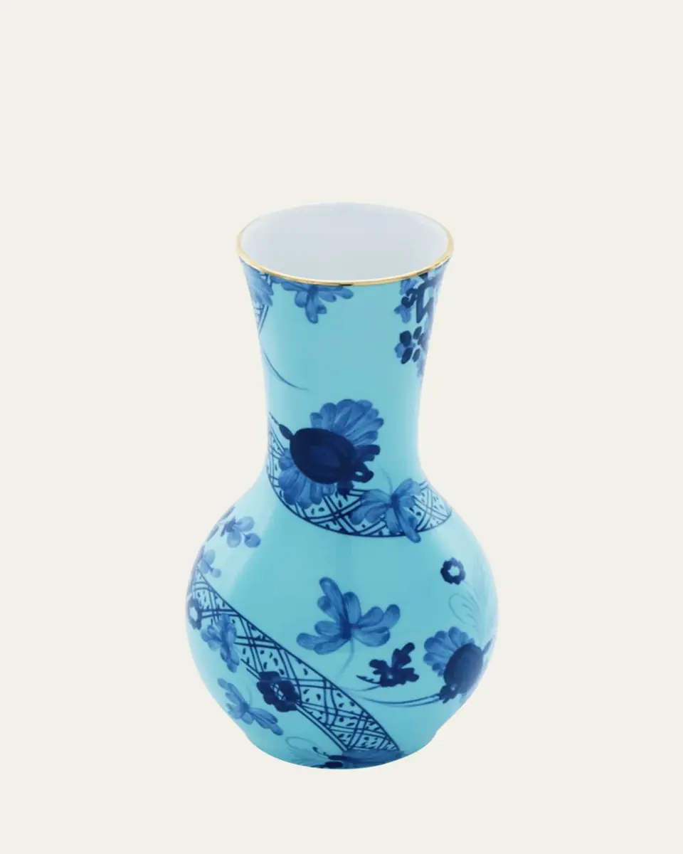 GINORI 1735 Oriente Italiano Tulipano Iris Vase, 8" | Thumbnail 2
